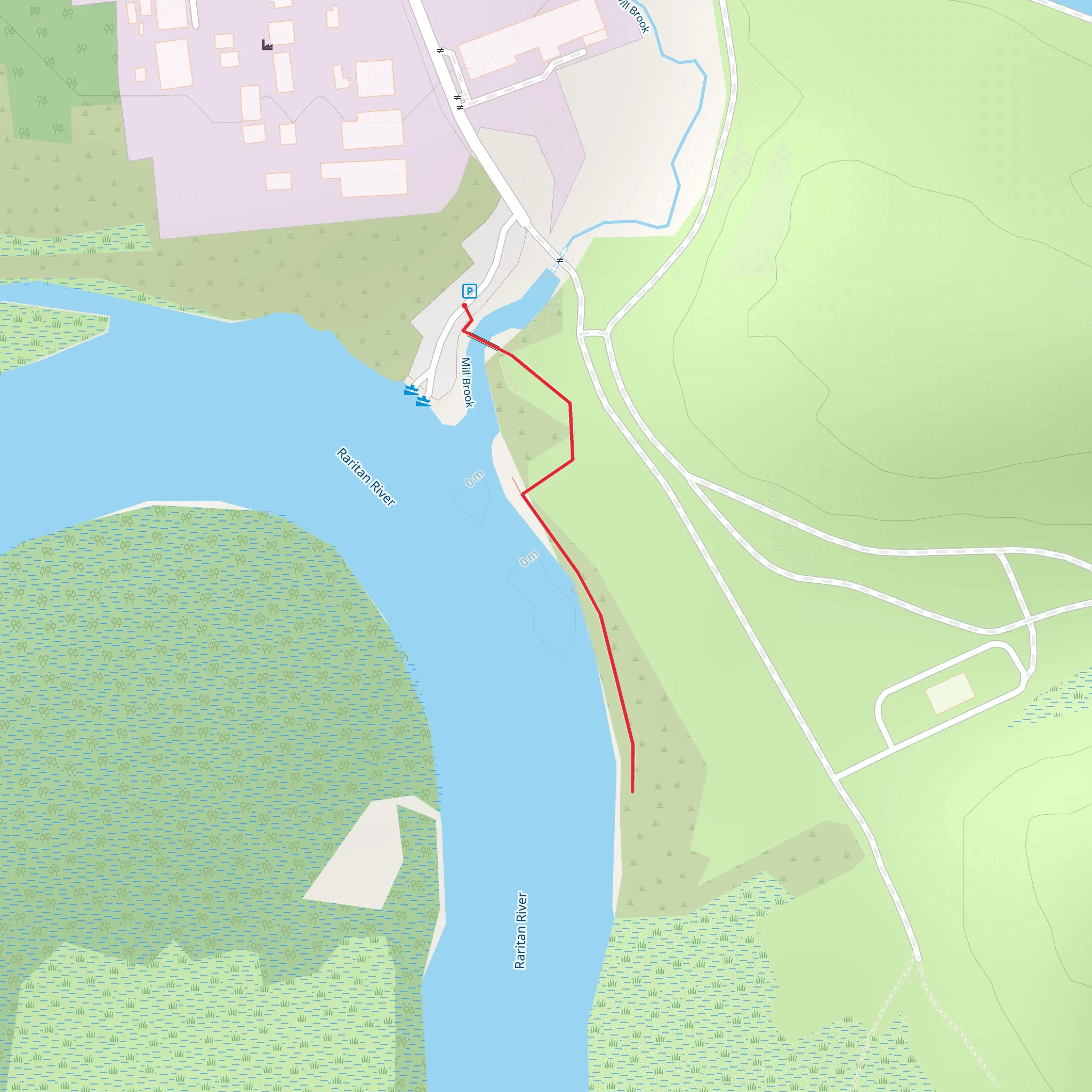 Raritan River mobile static map