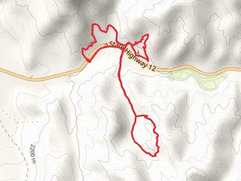 Birdseye Trail and Golden Wall Trail