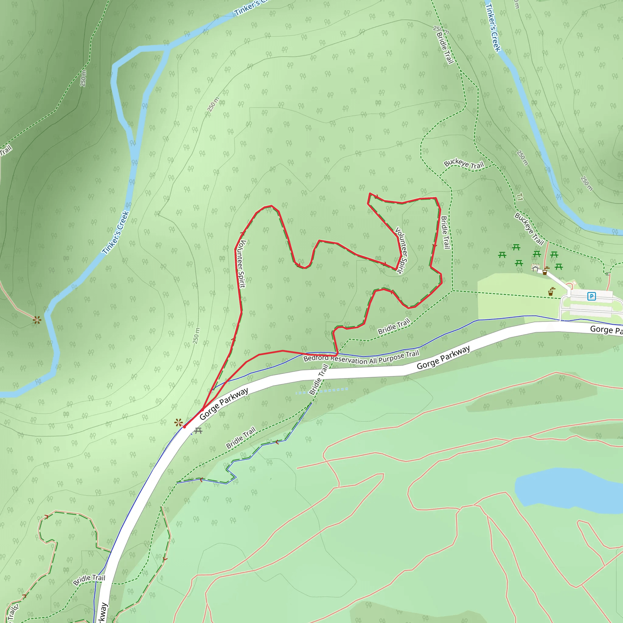 Volunteer Spirit Loop mobile static map