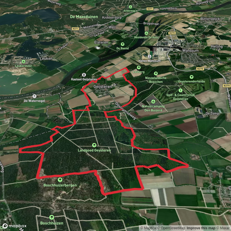 Landgoed Geysteren and Boschhizerbergen Loop