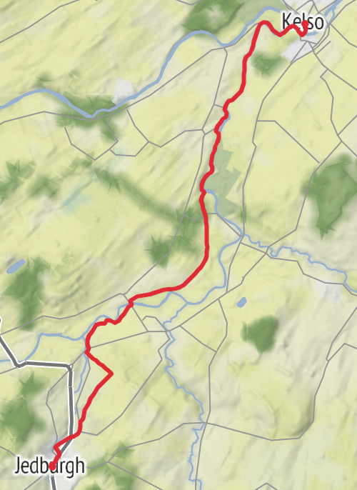 Hike from Kelso mobile static map