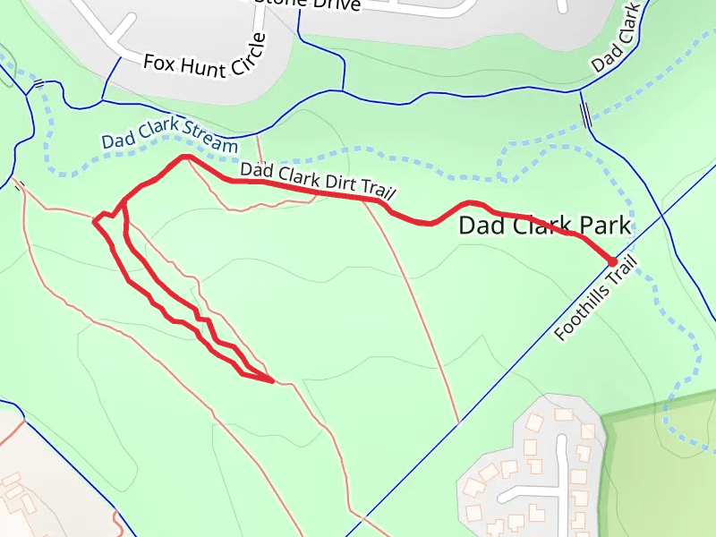 Dad Clark Dirt Trail Out and Back