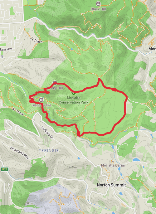 Morialta Conservation Park - May 24 mobile static map