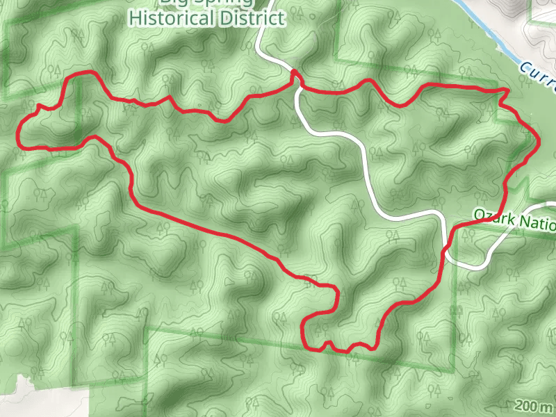 Big Spring - Chubb Hollow and Partney Ridge Loop Trail
