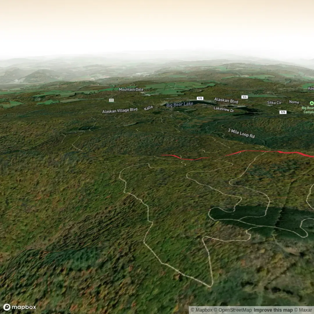 An image depicting the trail Chunder Mountain Trail and its surrounding area.