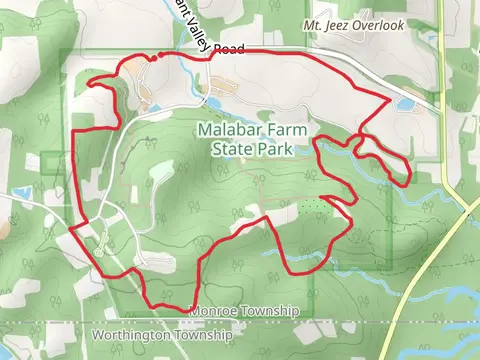 Terraced Flower Garden via Pleasant Valley Hiking Trail