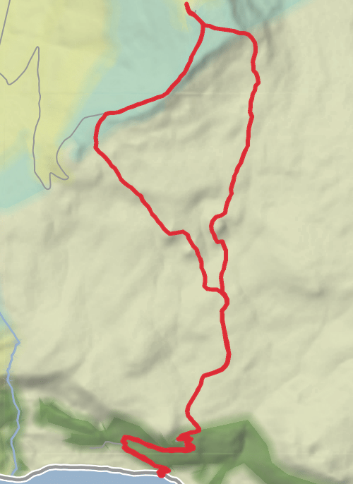 Truskmore from Glencar Lake mobile static map