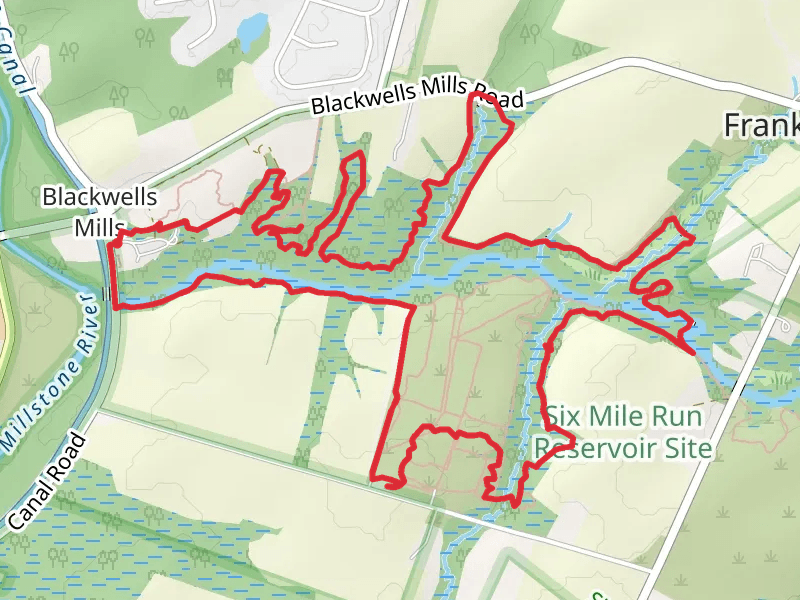 Six Mile Run Loop - Blue Trail