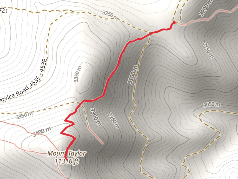 Mount Taylor via CDT