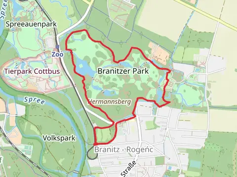 Pyramidensee, poetenhuegel and Schwarzer See Loop