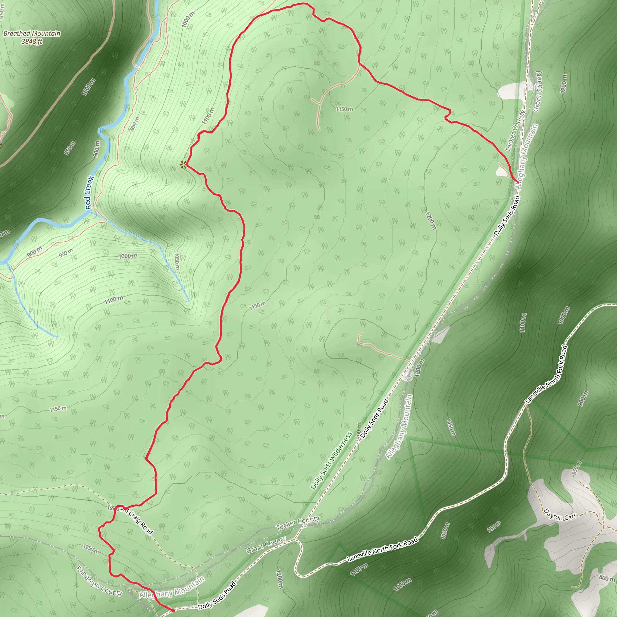 Rohrbaugh and Wildlife Trail mobile static map