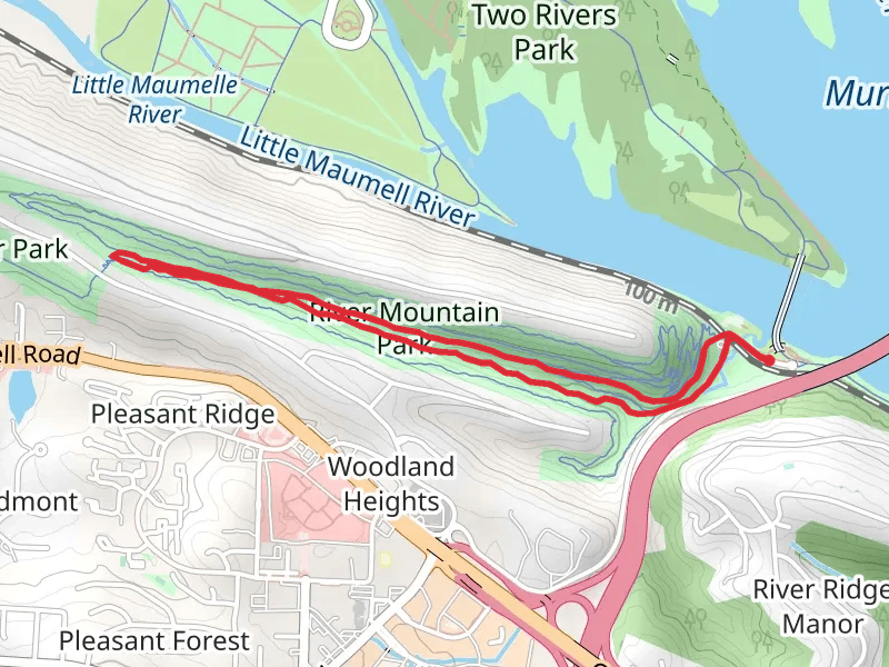 Main Current and River Mountain Park Trail