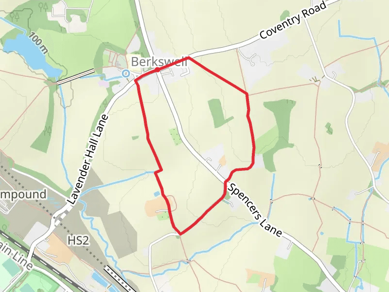 Berkswell Loop via Lavender Hall Lane