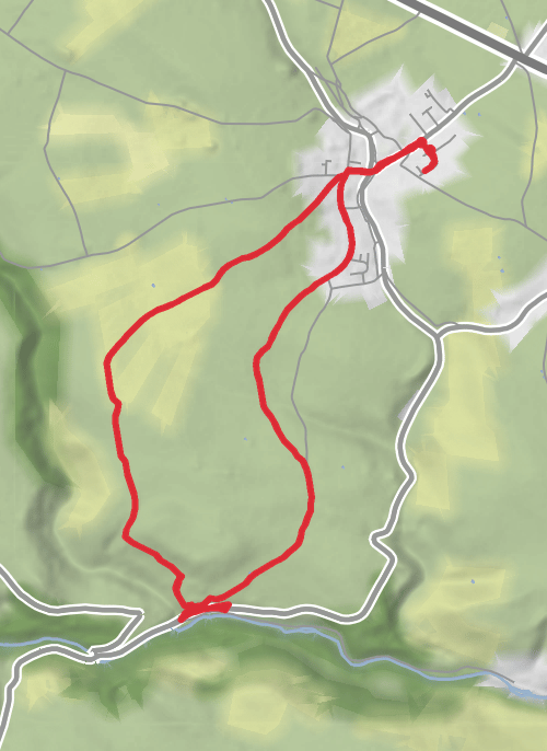 Derbyshire Dales Hiking mobile static map