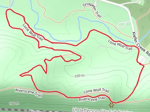 Kiefer Creek - Lone Wolf Loop Trail