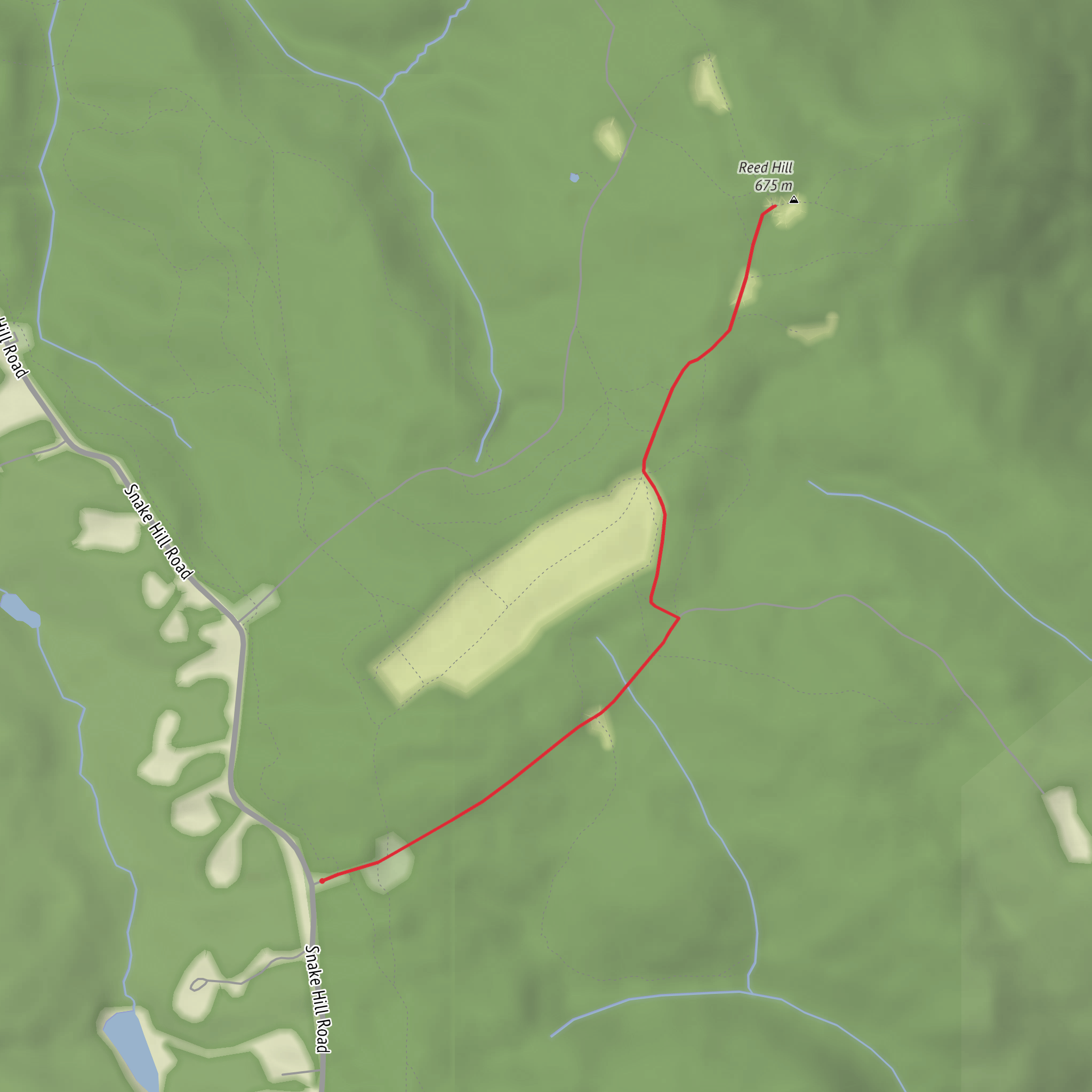 Reed Hill mobile static map
