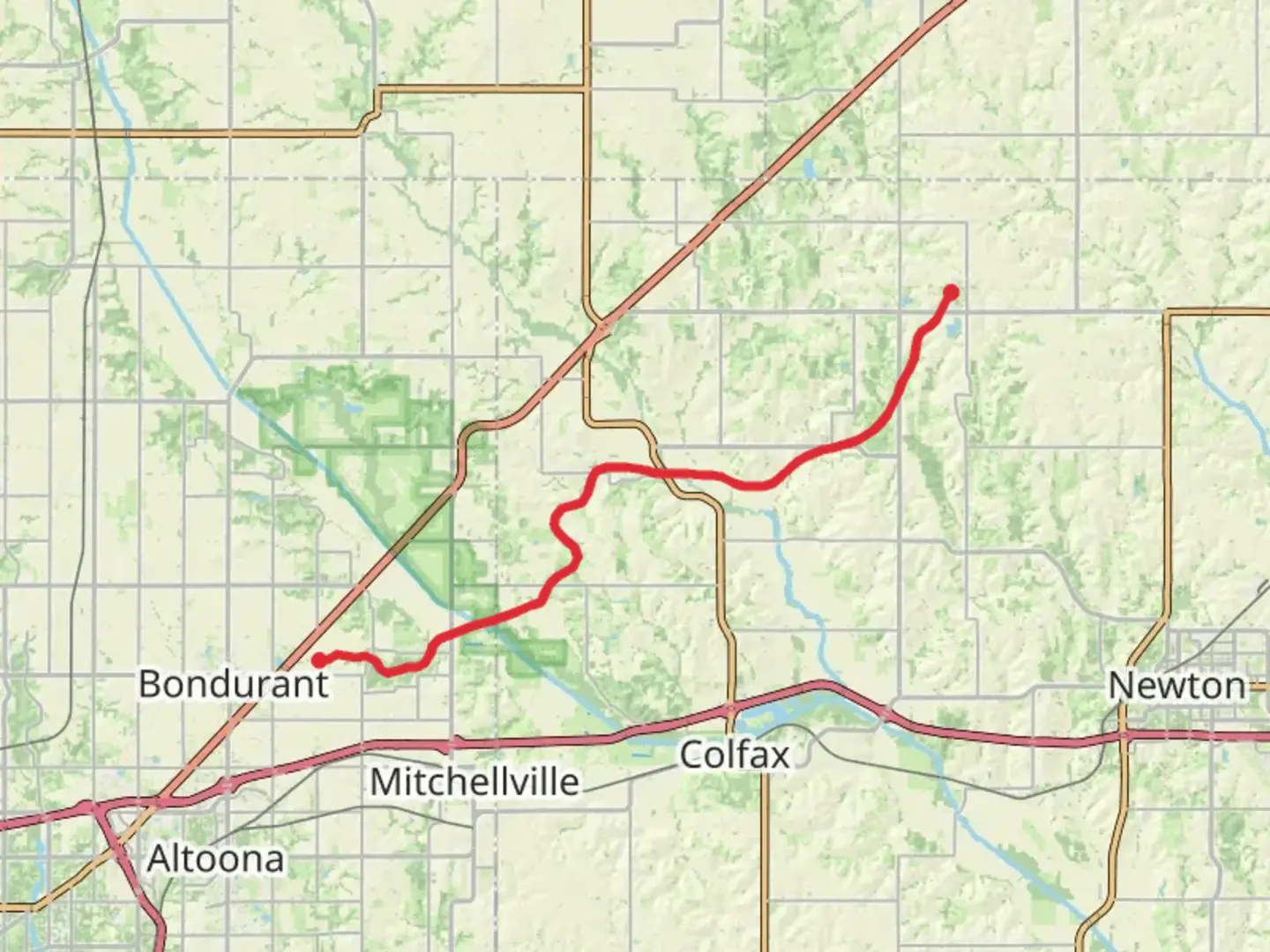 An image depicting the trail Chichaqua Valley Trail and its surrounding area.
