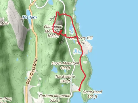 Champlain Mountain and Cranberry Hill Loop