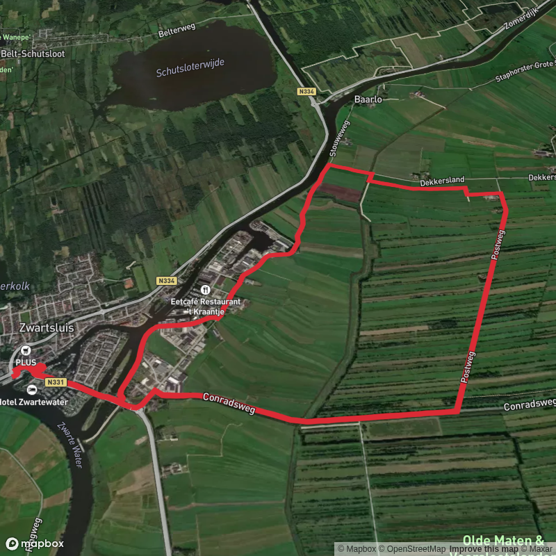 Stouwe Weg and Post Weg Loop