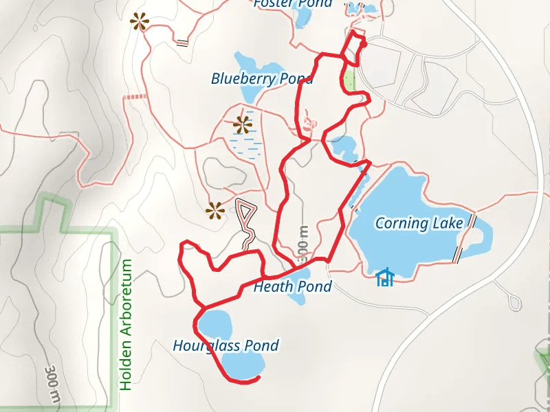 Corning Lake and Hourglass Pond Loop