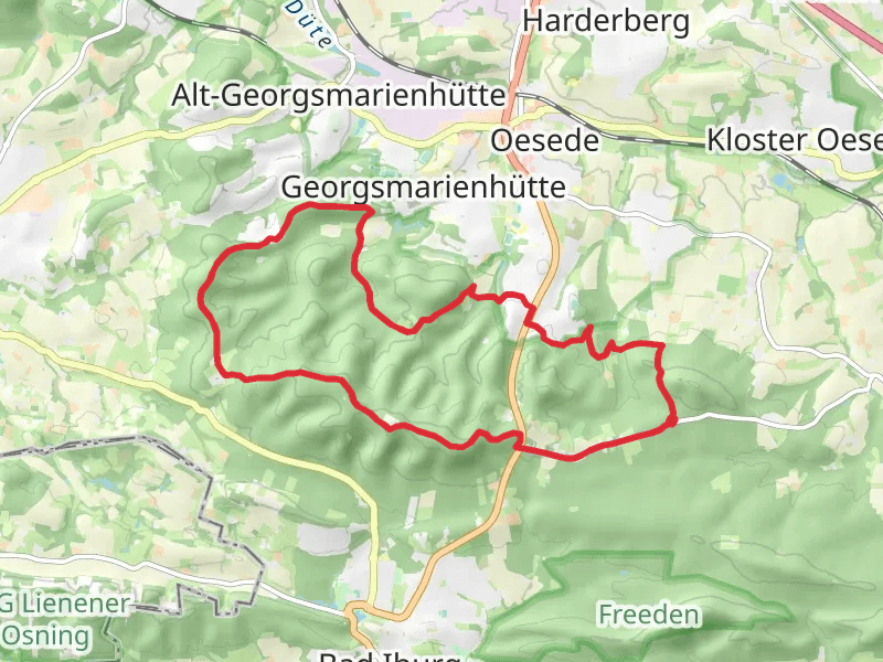 Iburgerwald Loop - Georgsmareinhutte