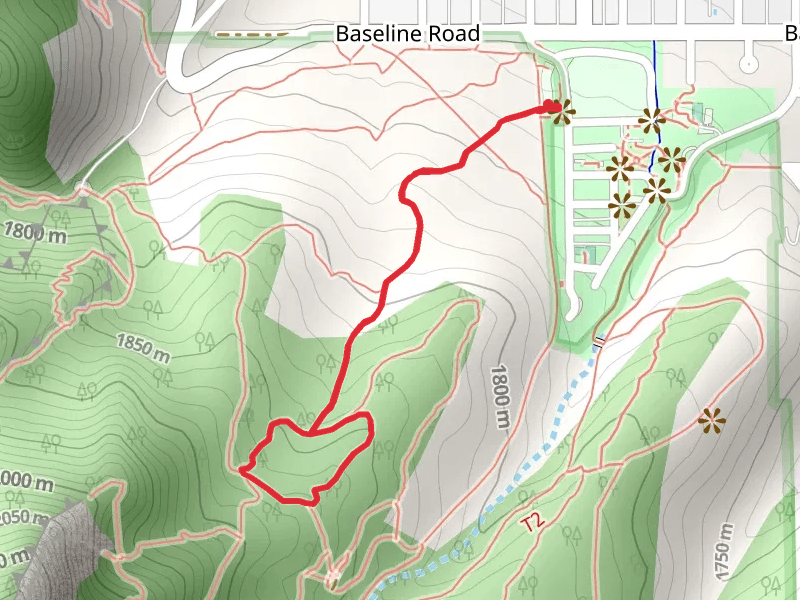 Chautauqua and Bluebell-Baird Loop Trail
