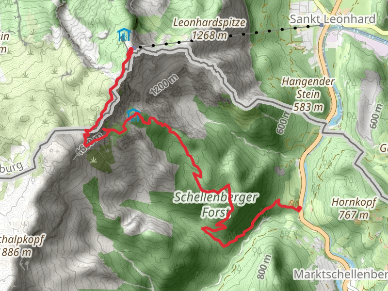 Schellenberger Eishoehe, Großer Heubergkopf and Geiereck