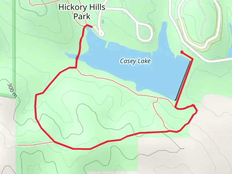 Casey Lake and Hickory Hills Park