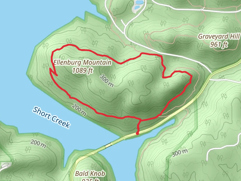 Tom Bevill Trail Loop - Ellenburg Mountain