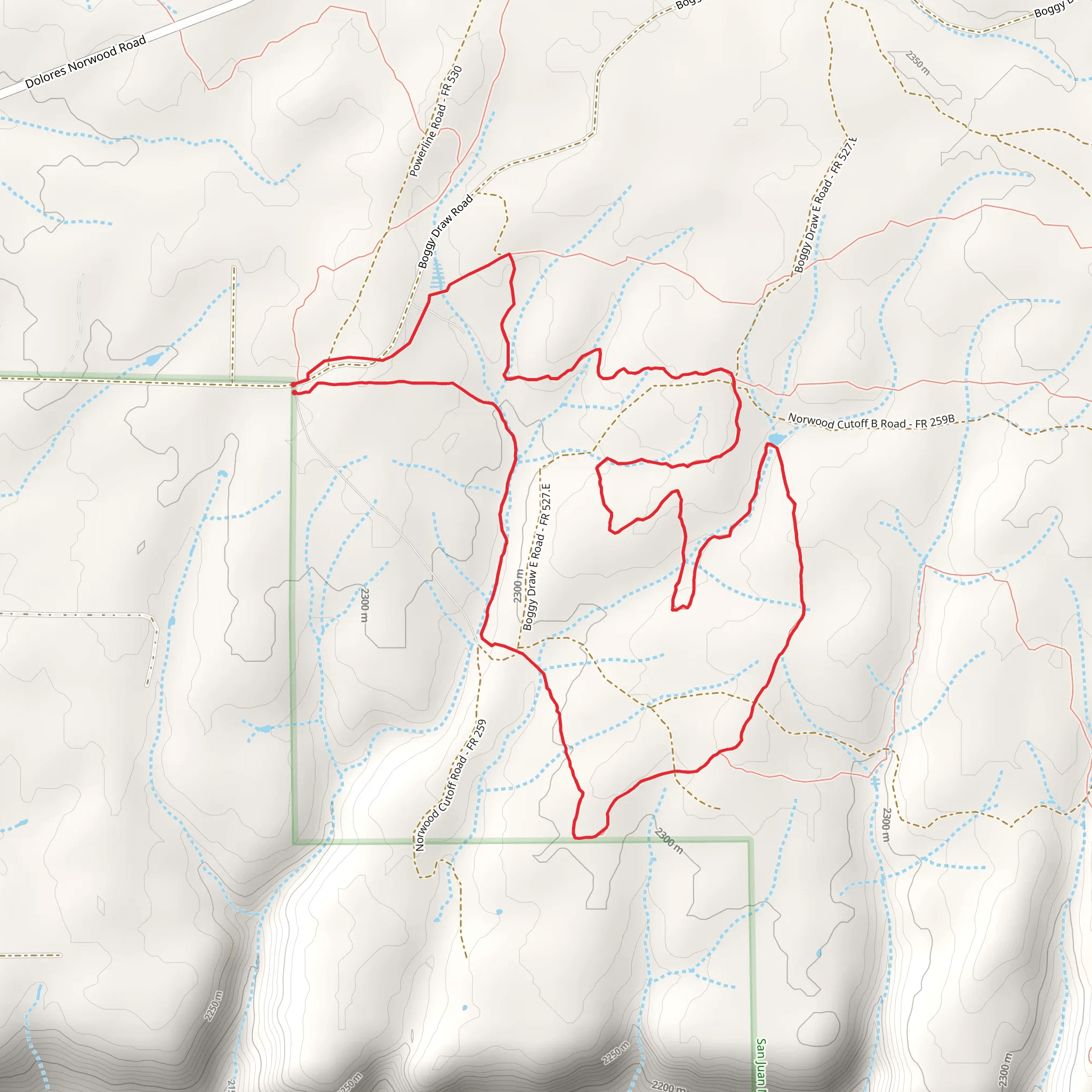 Mavericks Trail mobile static map