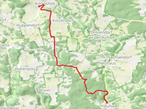 Aufseß to Königsfeld