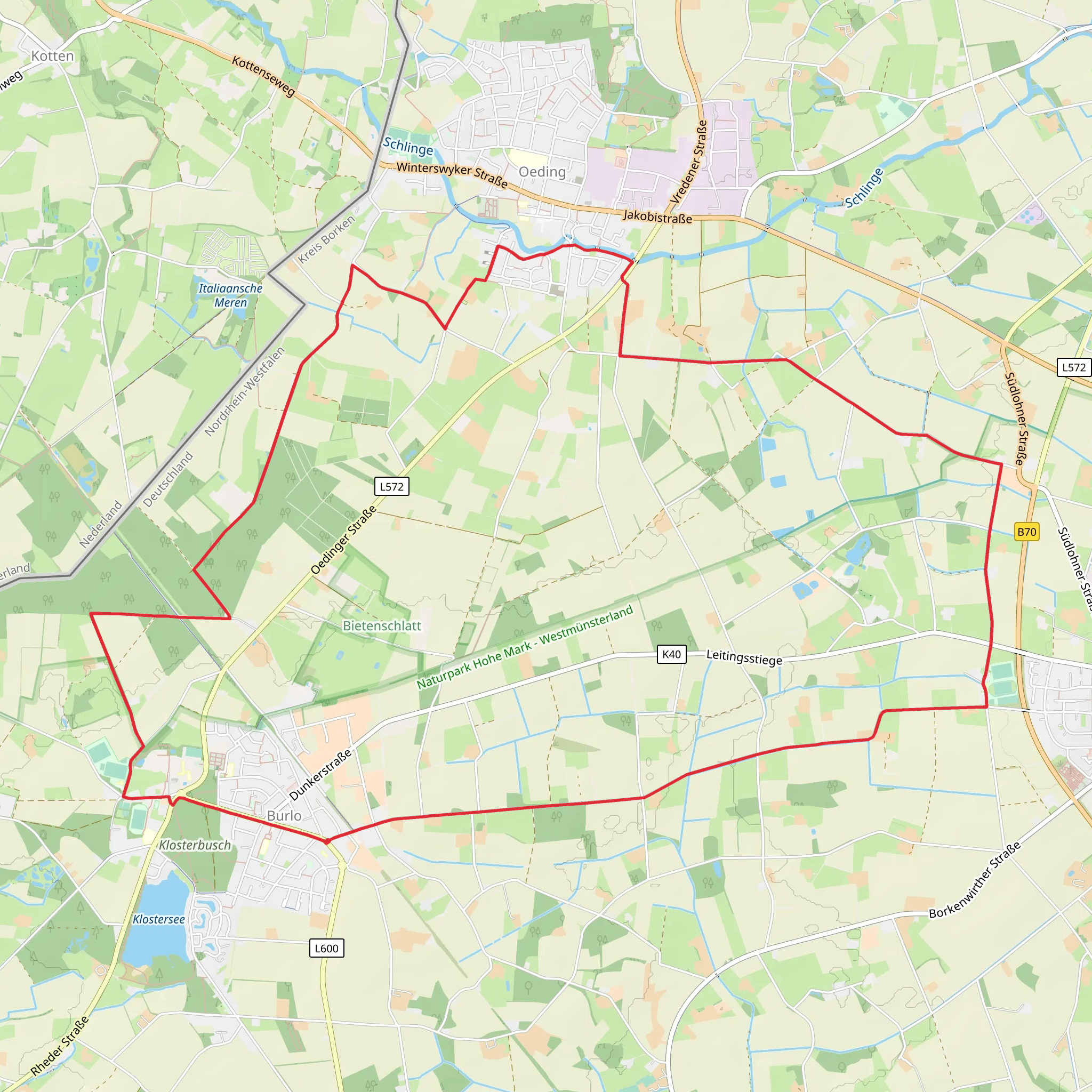 Burlo North Loop mobile static map