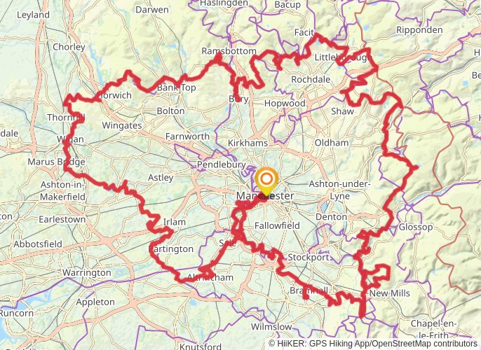 GM Ringway (All Stages) mobile static map
