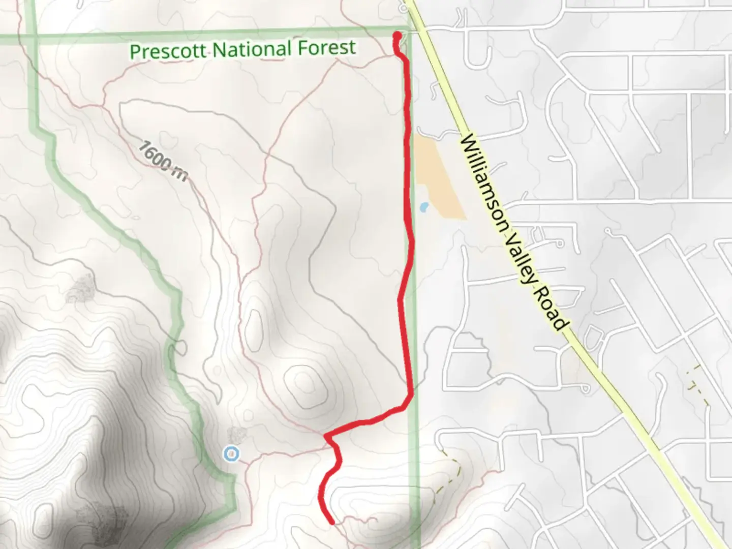 An image depicting the trail North Skyline Drive and its surrounding area.