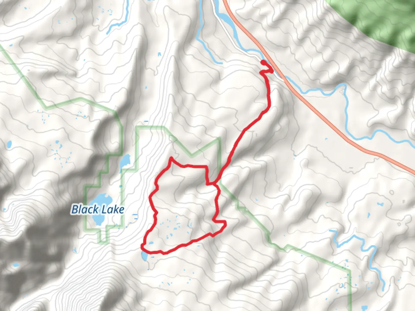 An image depicting the trail Lost Lake reservoir and Gore Range trail and its surrounding area.