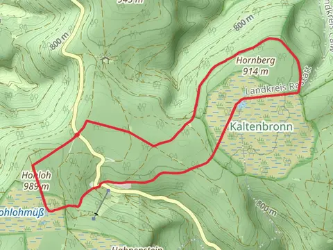 Wildsee via Oberer Hornweg and Mannslohweg
