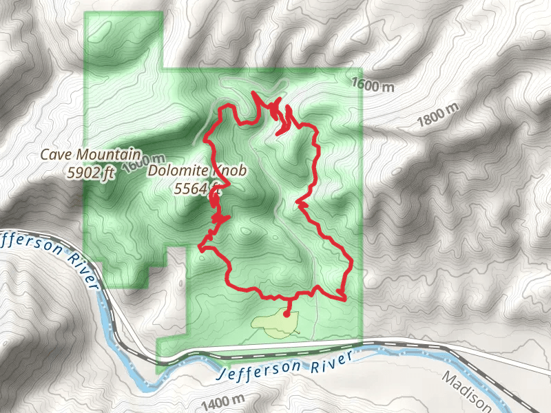 Dolomite Knob via Eastside Loop Trail