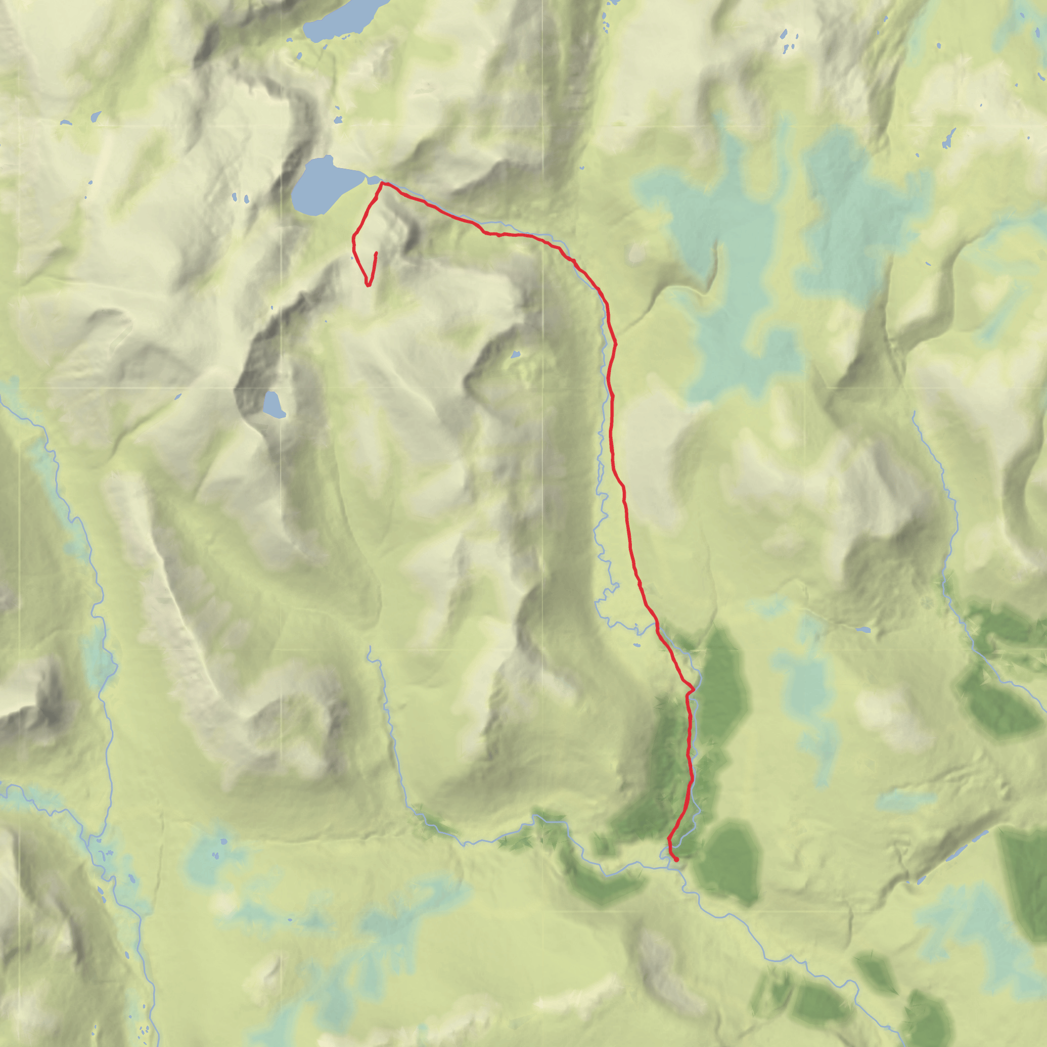 Creagan Choire Etchachan mobile static map