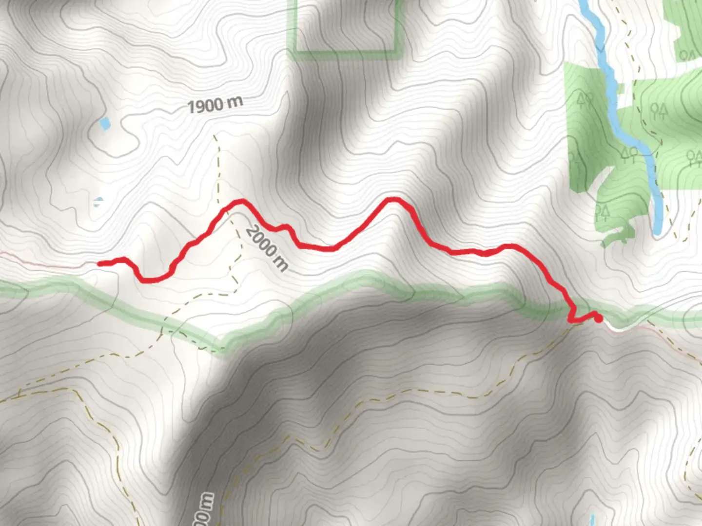 An image depicting the trail Siskiyou Gap and PCT and its surrounding area.