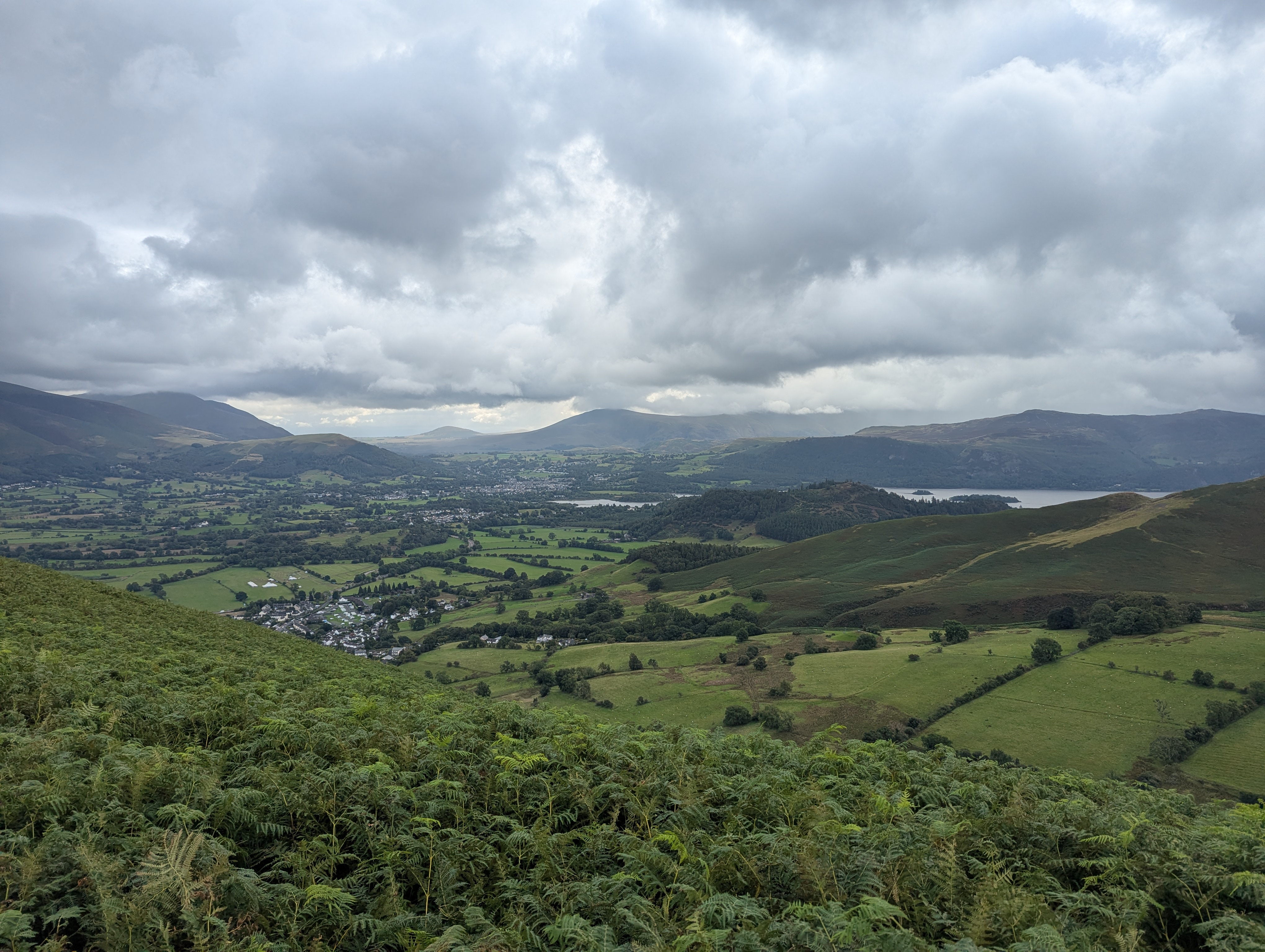 A map preview of the recording Hike on The Coledale Horseshoe.