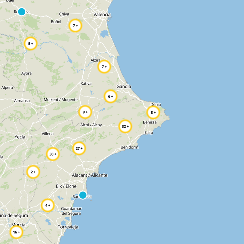 Castell de Castells Static Map