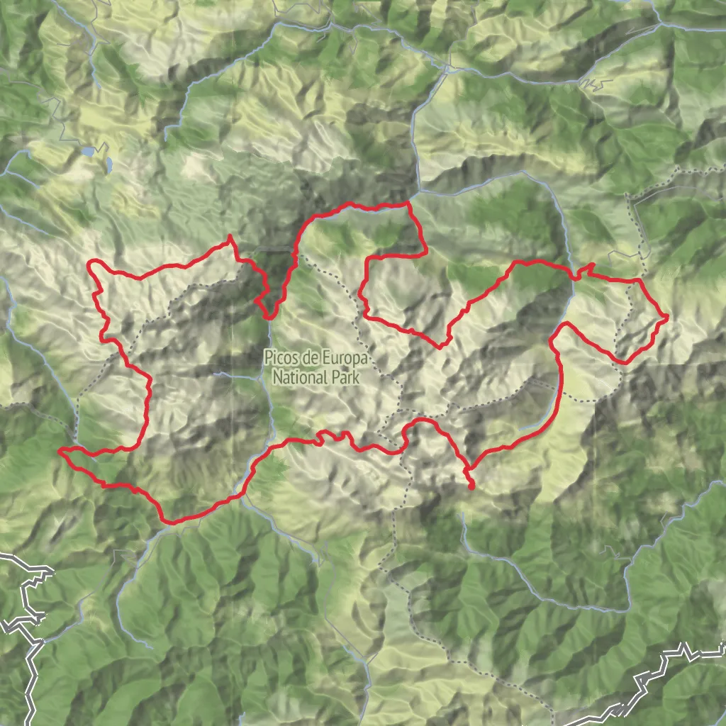 El Anillo de Picos mobile static map