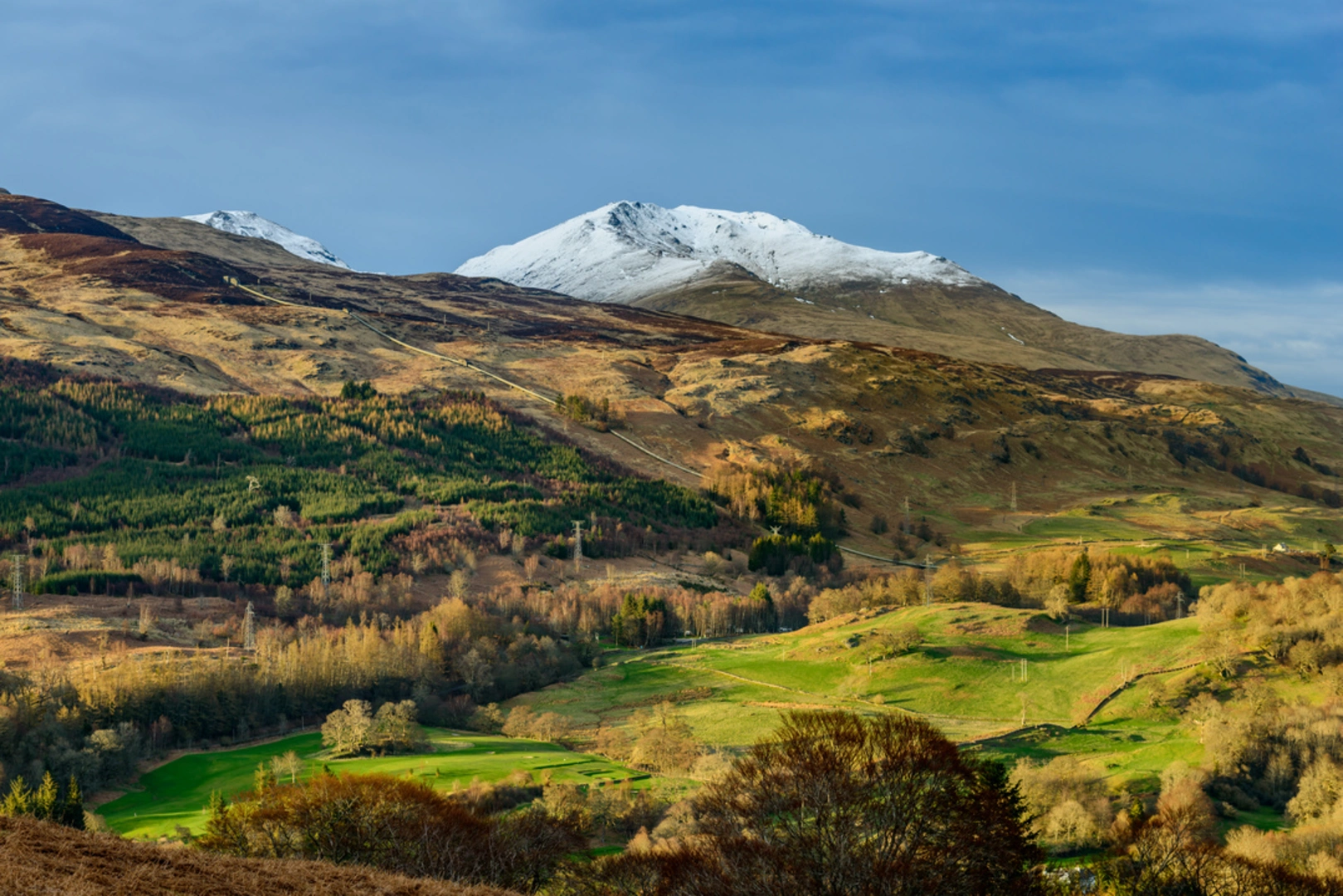 An image depicting the trail An Stùc Walk and its surrounding area.