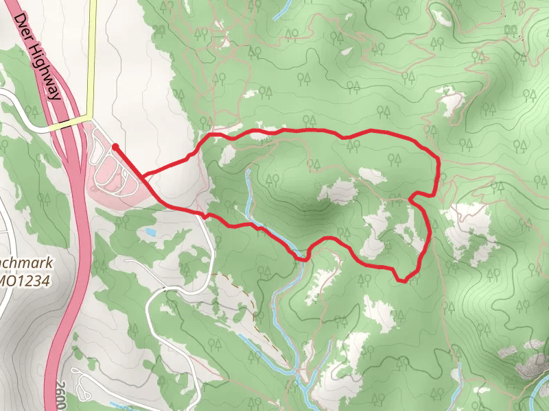 Crow Creek - Summit Loop Trail