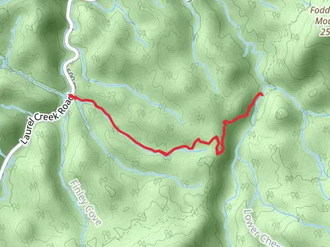 Bote Mountain Trail and West Prong Trail