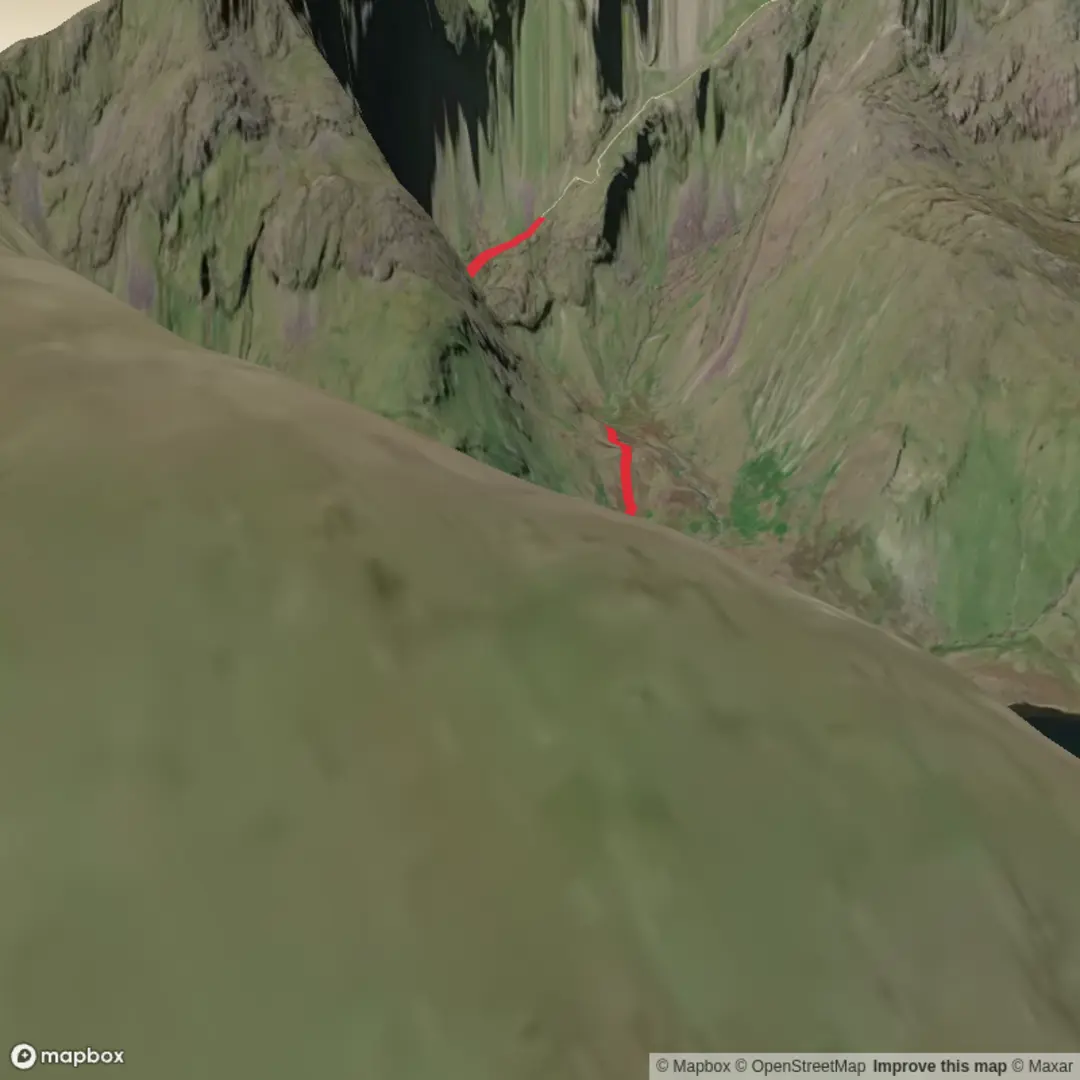 An image depicting the trail The Devils Bit via Doo Lough and its surrounding area.