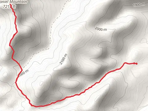 McDaniel Mount from Right Hand Canyon Road
