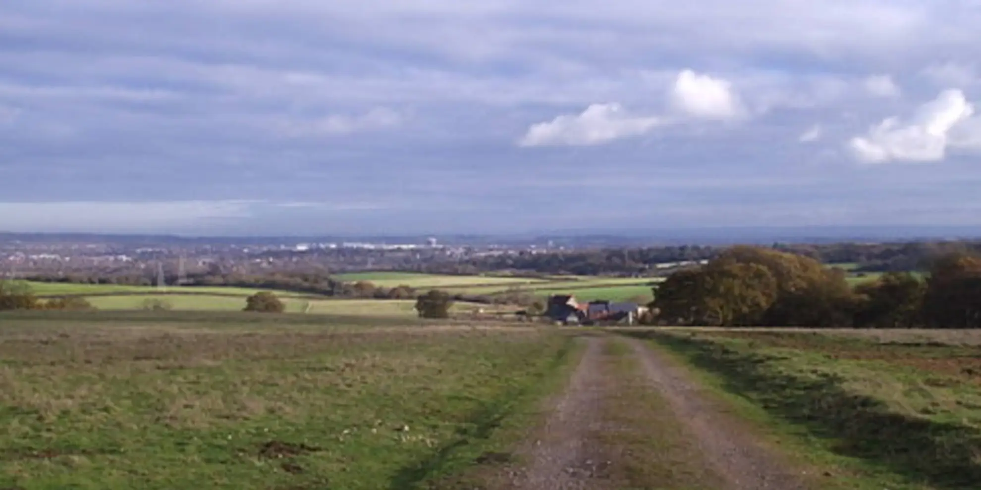 An image depicting the trail South Hinksey and Happy Valley and its surrounding area.