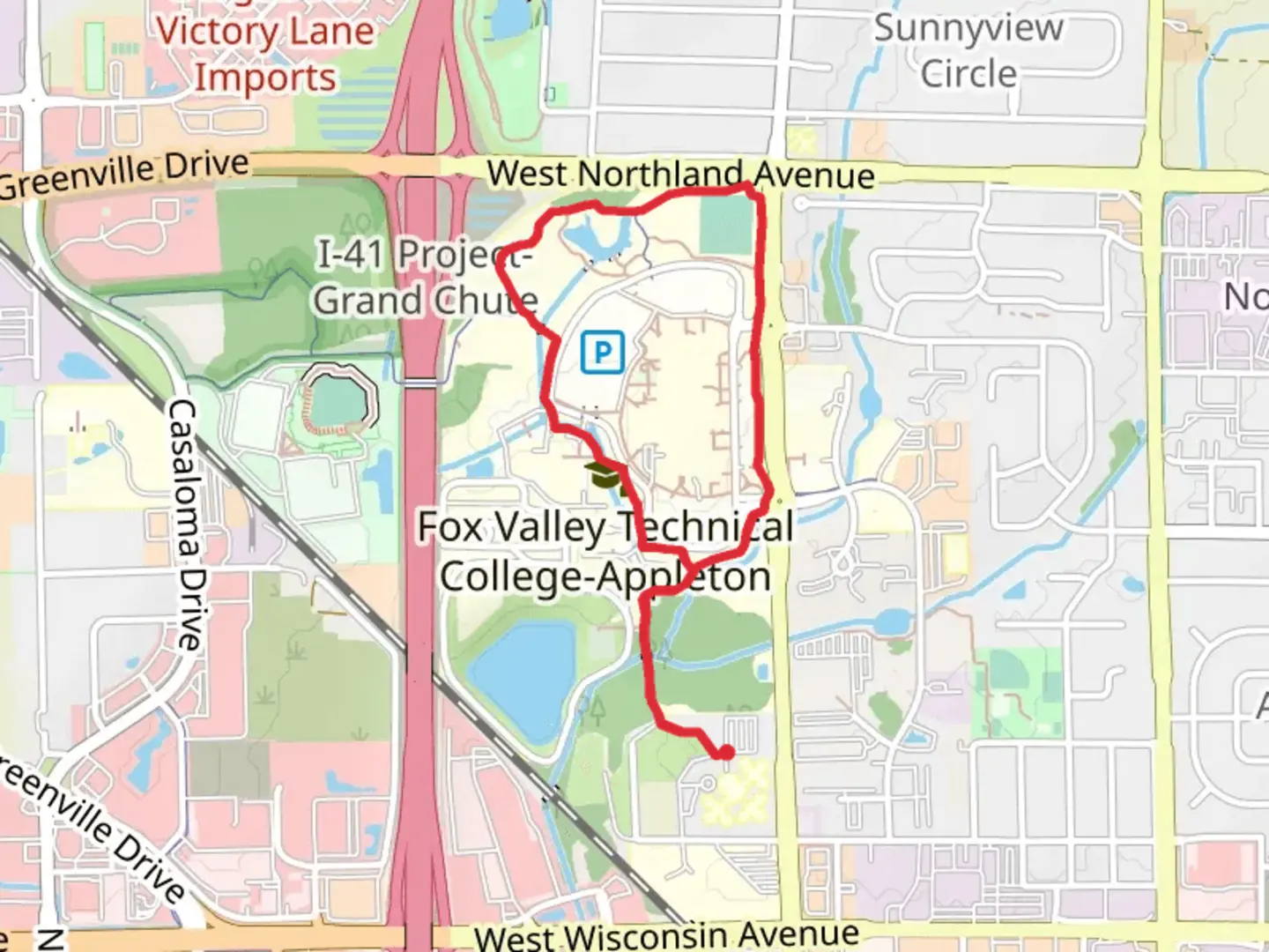 An image depicting the trail Stone Bridge and Yellow Route Loop Trail and its surrounding area.