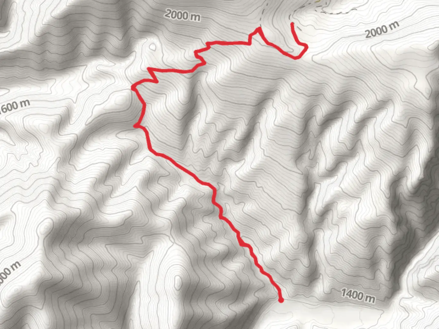 An image depicting the trail Beartrap Gulch and its surrounding area.